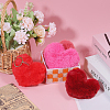 GOMAKERER 4Pcs 4 Colors Polyester Keychains KEYC-GO0001-07-4