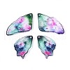 Transparent Epoxy Resin Pendants RESI-T057-32A-2