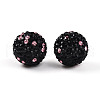 Polymer Clay Pave Rhinestone Beads RB-T018-01H-1