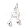 925 Sterling Silver Musical Note Charms STER-G045-06S-1