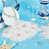 SOFPLATE 24Pcs 6 Colors Luminous Transparent Resin Pendants RESI-SP0001-01-4