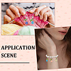 SUNNYCLUE 50Pcs Flower Handmade Polymer Clay Pendant Decorations HJEW-SC0001-66-5