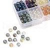 220Pcs 10 Colors Electroplate Glass Beads Strands EGLA-YW0003-26-2