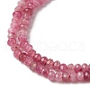 Dyed Natural Malaysia Jade Rondelle Beads Strands G-E316-2x4mm-46-14