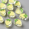 Transparent Enamel Acrylic Beads TACR-S155-003B-1