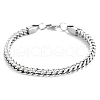 Stainless Steel Card Paper Chains Link Bracelets PW-WGB56CD-01-1