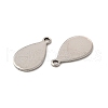 Non-Tarnish 201 Stainless Steel Pendants STAS-P320-30P-2