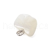 Natural Trochus Shell Chip Charms PALLOY-JF03437-02-5