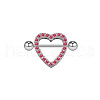 304 and 316 Surgical Stainless Steel Nipple Rings WGB4D52-12-1