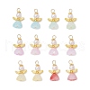 Acrylic with ABS Plastic Imitation Pearl Pendants PALLOY-JF04001-01-1