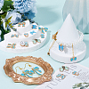 SUNNYCLUE 54Pcs 9 Styles Alloy Enamel Pendants ENAM-SC0005-87-4