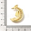 Rack Plating Brass with Cubic Zirconia Pendants KK-Z086-13G-02-3