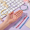 24Pcs 12 Colors Adjustable Waxed Polyester Braided Bracelet Makings AJEW-TAC00015-4
