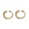 Cubic Zirconia Hoop Earrings EJEW-P214-22G-01-1