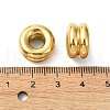 Ion Plating(IP) 304 Stainless Steel European Beads STAS-Z066-03G-2