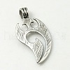 Tarnish Resistant 304 Stainless Steel Pendants STAS-C015-99-2