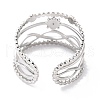 Tarnish Resistant 304 Stainless Steel Finger Rings RJEW-L102-33P-4