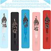  DIY 5Pcs Gemstone Pointed Pendant Making Kits DIY-NB0005-08-4