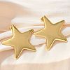 304 Stainless Steel Stud Earrings EJEW-U047-27G-2