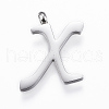 304 Stainless Steel Pendants STAS-F129-X-P-1