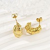 304 Stainless Steel Stud Earrings EJEW-S272-02G-1