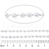 ABS Imitation Pearl Round Beaded Chains CHS-A015-06P-2
