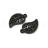 304 Stainless Steel Pendants STAS-Q362-08B-B-2