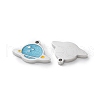 304 Stainless Steel Enamel Charms STAS-M102-22P-06-2