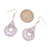 304 Stainless Steel Dangle Earrings EJEW-JE06368-03-4