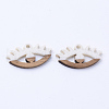 Resin & Walnut Wood Pendants RESI-N025-009A-B05-2
