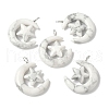 Natural Howlite Pendants G-Z086-01P-18-1