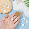 Hobbspring 10Pcs Baroque Natural Keshi Pearl Beads PEAR-HS0001-06-3
