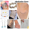   20Pcs 925 Sterling Silver Tube Beads STER-PH0001-80-6