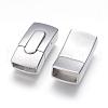 Tarnish Resistant 304 Stainless Steel Bayonet Clasps STAS-G143-24P-2