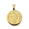Ion Plating(IP) 304 Stainless Steel Pendants STAS-A053-24A-G-1