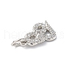 Brass Micro Pave Cubic Zirconia Charms ZIRC-F131-19P-3