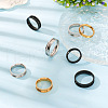  12Pcs 6 Size 201 Stainless Steel Grooved Finger Ring Settings RJEW-TA0001-05P-4