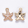 Alloy Enamel Pendants ENAM-S121-023D-1