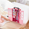   Plastic Doll Clothes Hanger and Closet DIY-PH0022-05-6