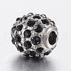 304 Stainless Steel Rhinestone Beads STAS-F150-025AS-01-2