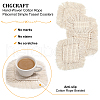 CHGCRAFT Hand-Woven Cotton Rope Placemat Simple Tassel Coasters AJEW-CA0002-13-4