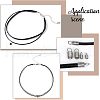 Unicraftale PVD Vacuum Plating 304 Stainless Steel Coil Cord Ends STAS-UN0009-41G-5
