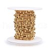 Ion Plating(IP) 304 Stainless Steel Twisted Chains/Curb Chains CHS-H024-01G-A-2