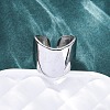 304 Stainless Steel Cuff Rings for Women RJEW-G348-02P-3