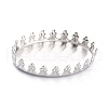 Non-Tarnish 304 Stainless Steel Cabochon Settings STAS-Y001-07B-P-4