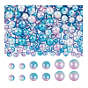   3 Sets 3 Styles Plastic Imitation Pearl Beads FIND-PH0020-95-7