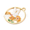 Alloy Enamel Pendants FIND-M060-25A-G01-2