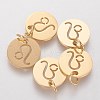 304 Stainless Steel Charms STAS-Q201-T445-5G-1