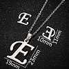 201 Stainless Steel Pendant Necklaces & Stud Earrings Sets WG00841-03-1