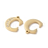 Real 14K Gold Plated 304 Stainless Steel Pendants STAS-L022-157G-C-2